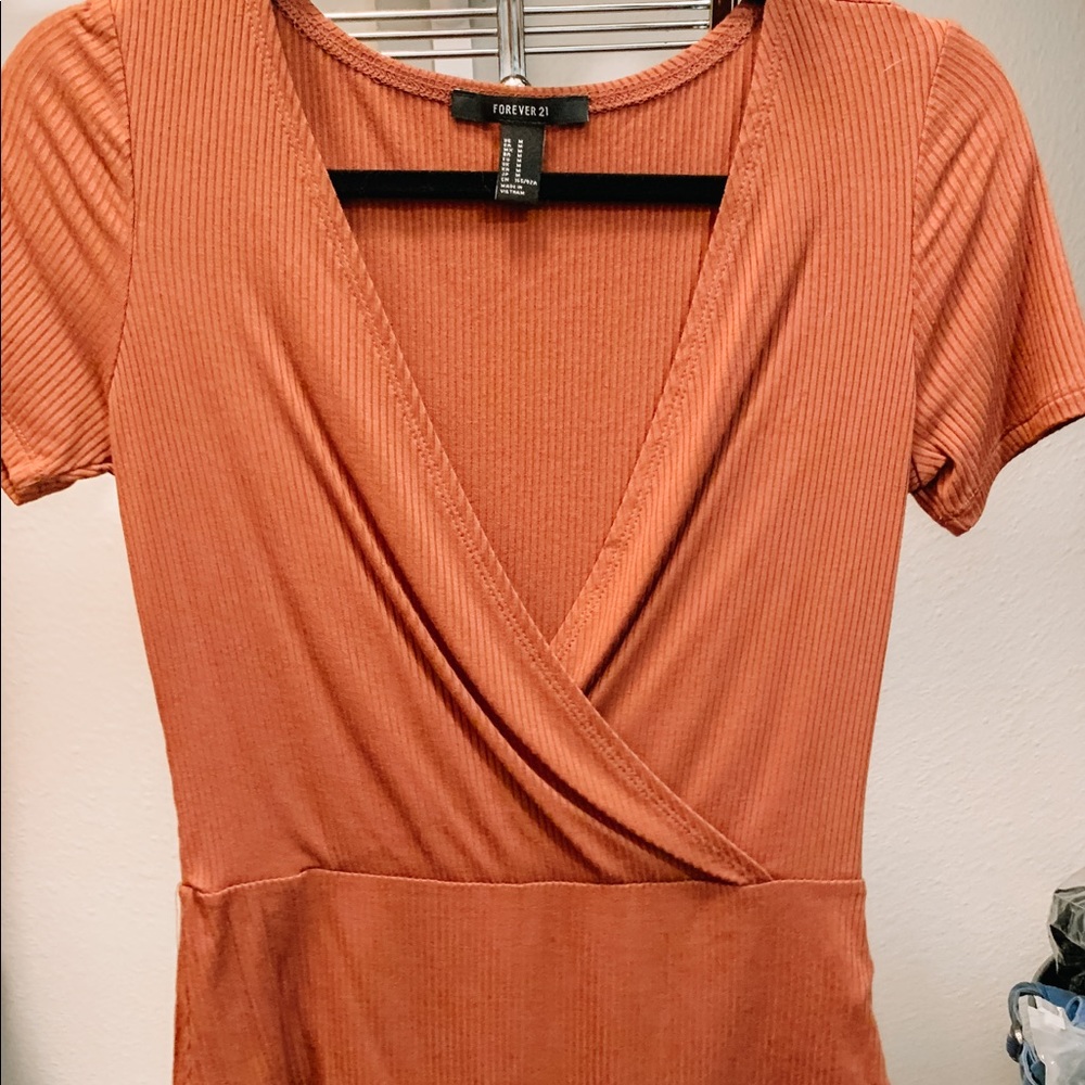 Forever 21 rust Bodysuit